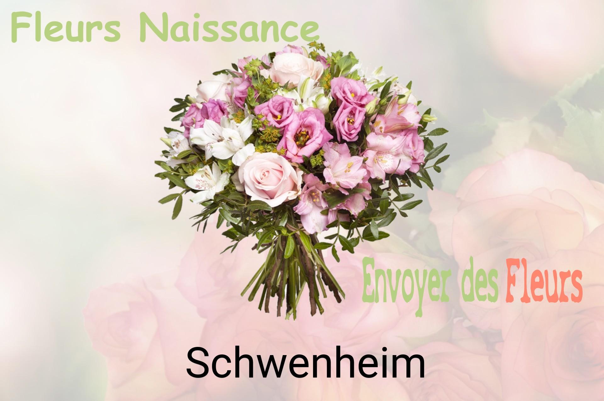 Bouquet de fleurs de naissance livré à Schwenheim
